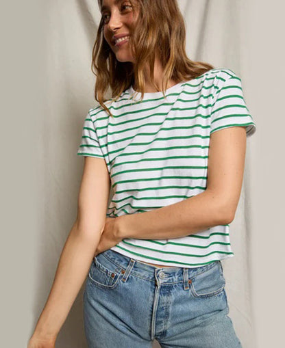 Everett Stripe Crew Tee
