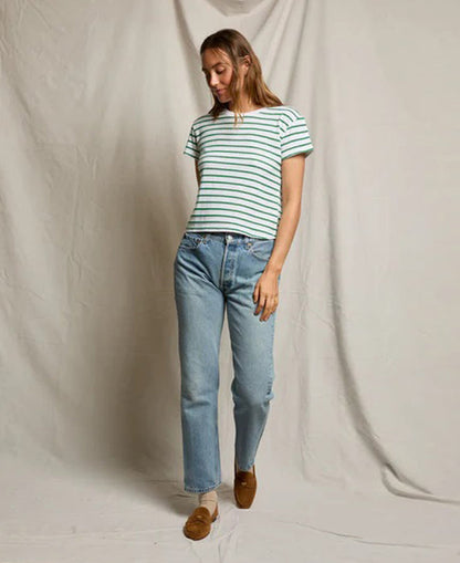 Everett Stripe Crew Tee