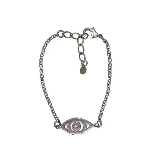 Evil Eye Bracelet Silver - Yelena Noah Designs