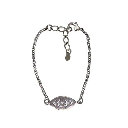 Evil Eye Bracelet Silver - Yelena Noah Designs