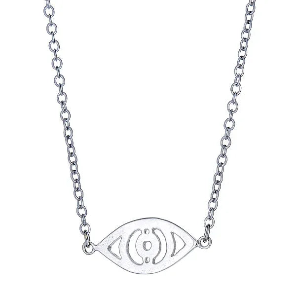 Evil Eye Pendant Silver - Yelena Noah Designs