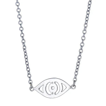 Evil Eye Pendant Silver - Yelena Noah Designs