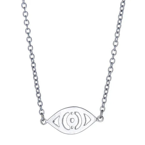Evil Eye Pendant Silver - Yelena Noah Designs
