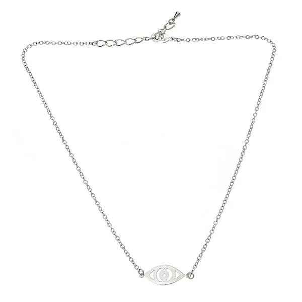 Evil Eye Pendant Silver - Yelena Noah Designs