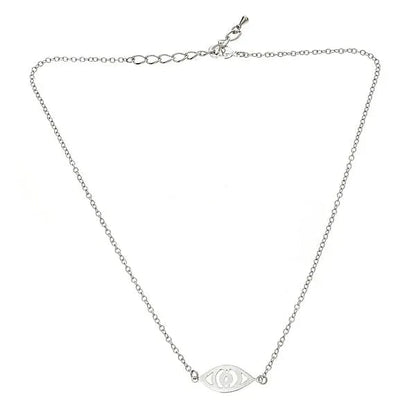 Evil Eye Pendant Silver - Yelena Noah Designs