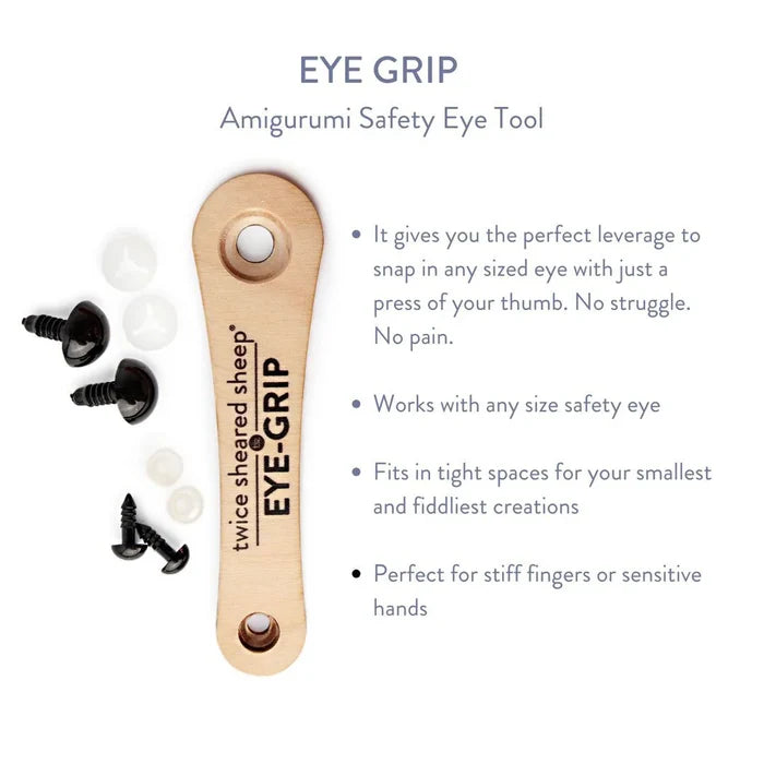 Eye Grip - Amigurumi Safety Eye Tool by Twice Sheared Sheep