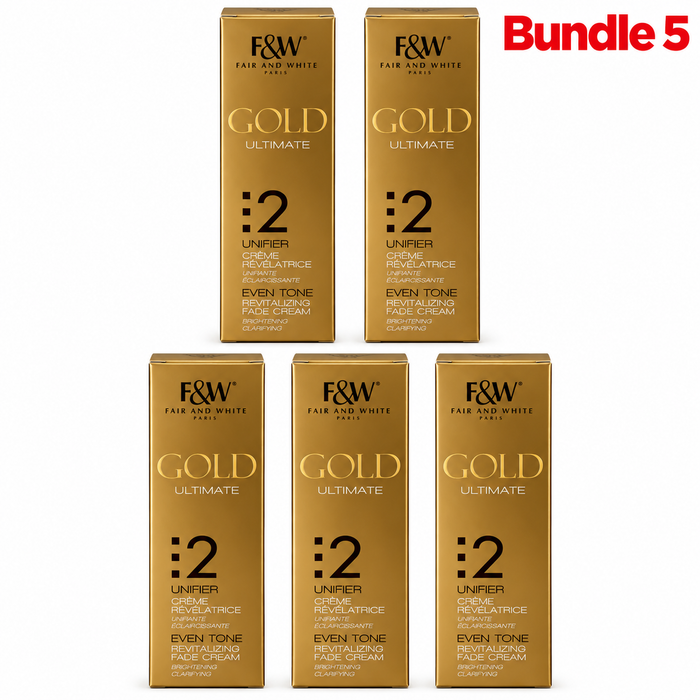 Fair and White Gold 2 Face Cream, revitalizing facial skincare cream designed to moisturize and soften skin while promoting a smooth, even-looking, and radiant complexion.