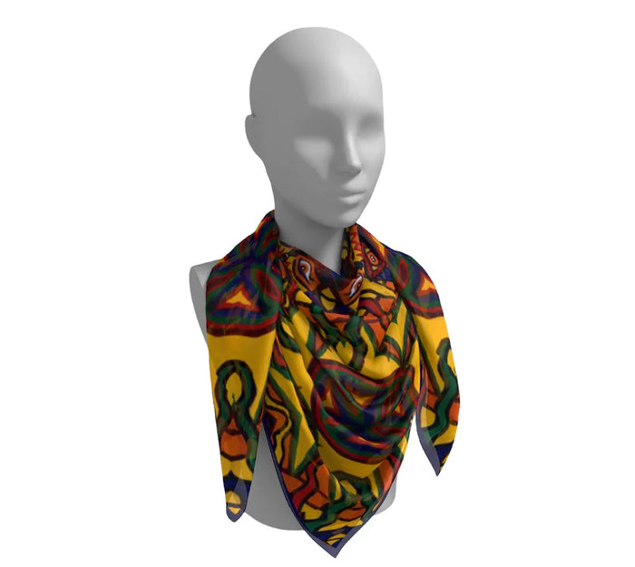 Familia Square Scarf - Yelena Noah Designs