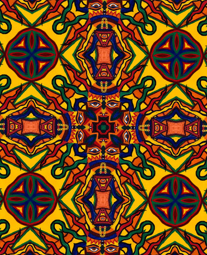 Familia Square Scarf - Yelena Noah Designs