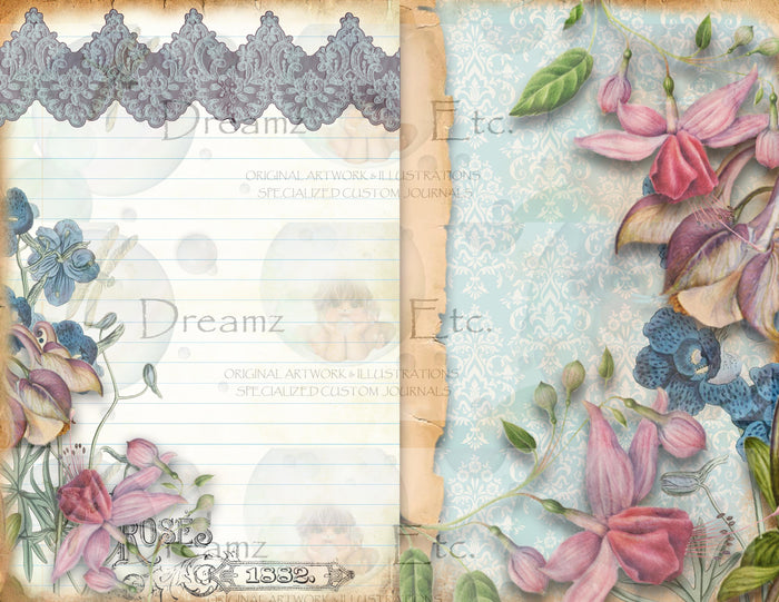Fashion Bazaar - Lined Papers - Digital