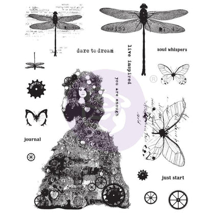 Finnabair - Cling Rubber Stamp Set - Dare to Dream
