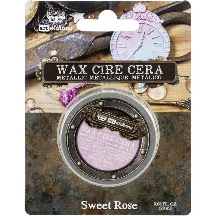 Finnabair Art Alchemy Metallique Wax  - Prima - Sweet Rose