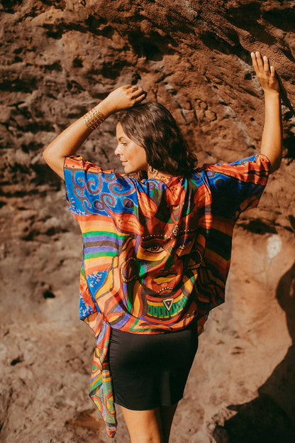 Fire Deity Kimono - Yelena Noah Designs
