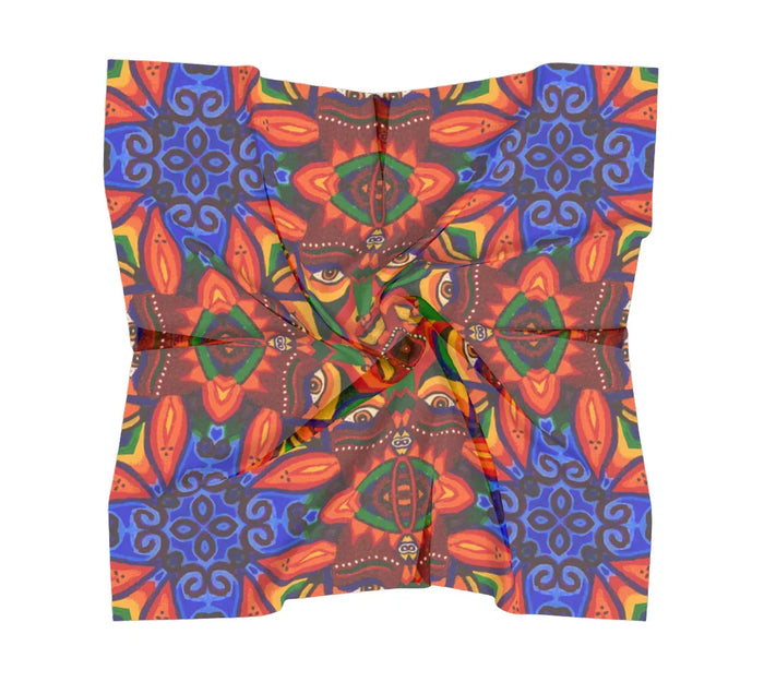 Fire Deity Mandala Scarf - Yelena Noah Designs