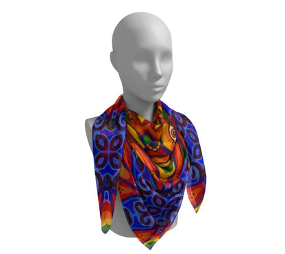 Fire Deity Mandala Scarf - Yelena Noah Designs