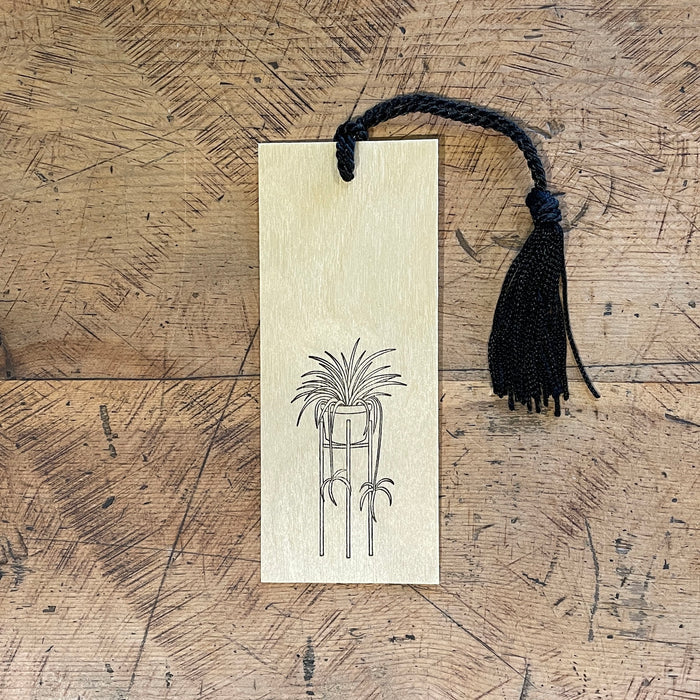 Flower, Mushroom, and Plants Letterpress Wood Bookmarks