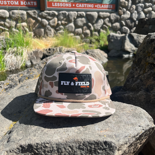 Fly and Field Topographic Rubber Patch Hat - Bend