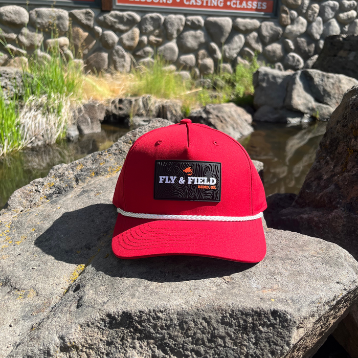 Fly and Field Topographic Rubber Patch Hat - Bend