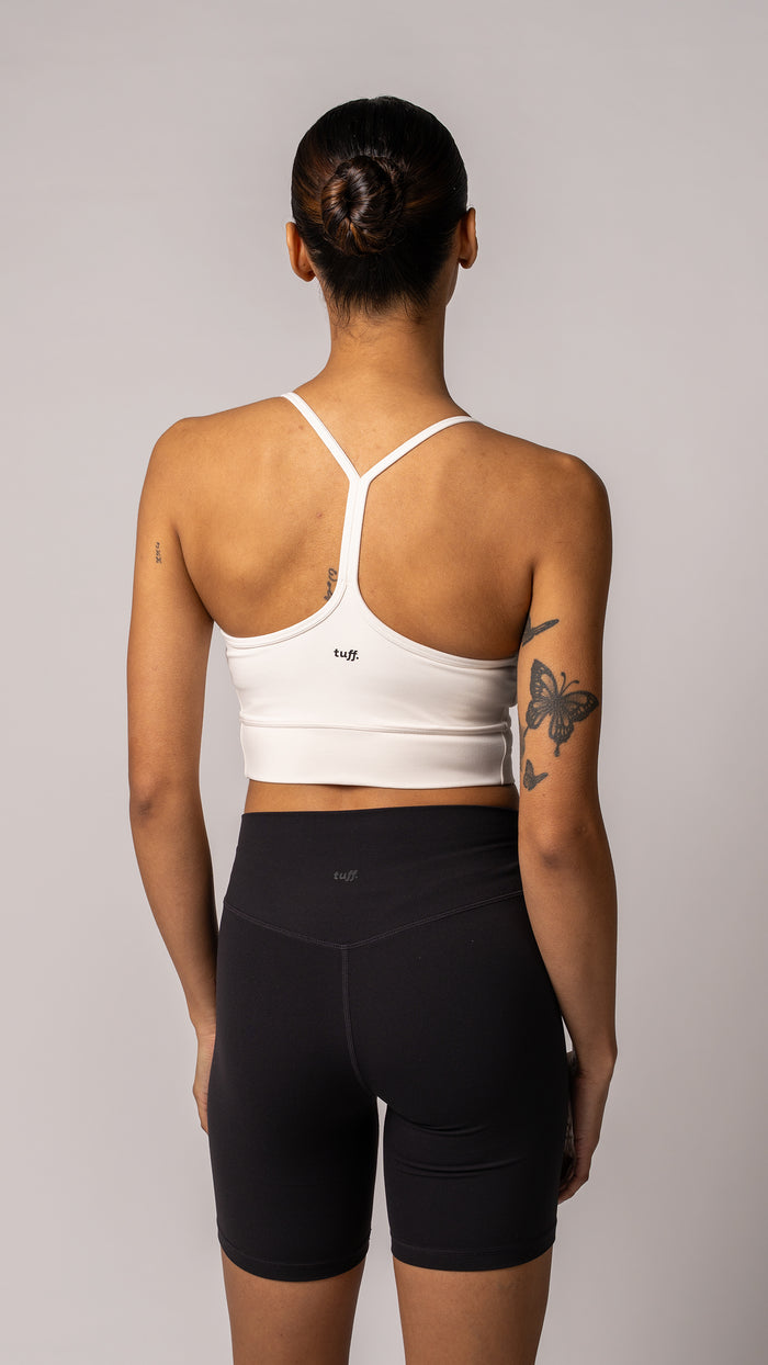 Focus Cropped Tank in Dove - view 2