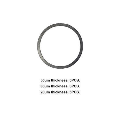Focus Point Adjust Shim Set, SKU Mitutoyo-378-089, three quarter front view