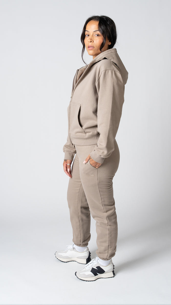 Foundation Jogger Sweatpant in Taupe - view 2