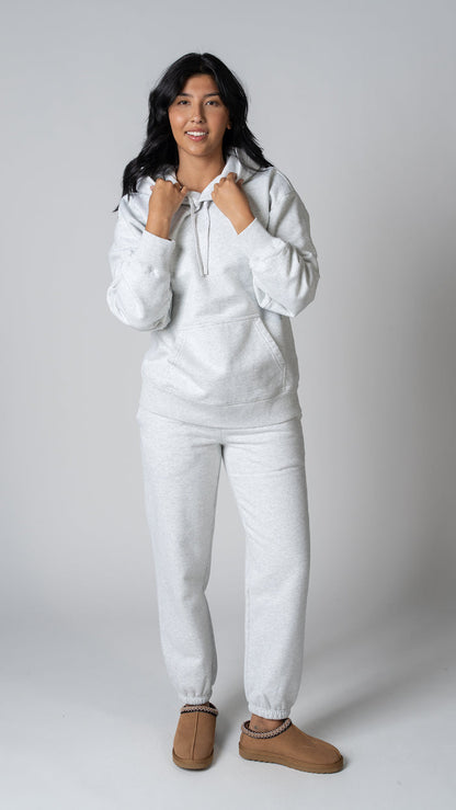 Foundation Jogger Sweatpant in Heather Fog Grey - view 7