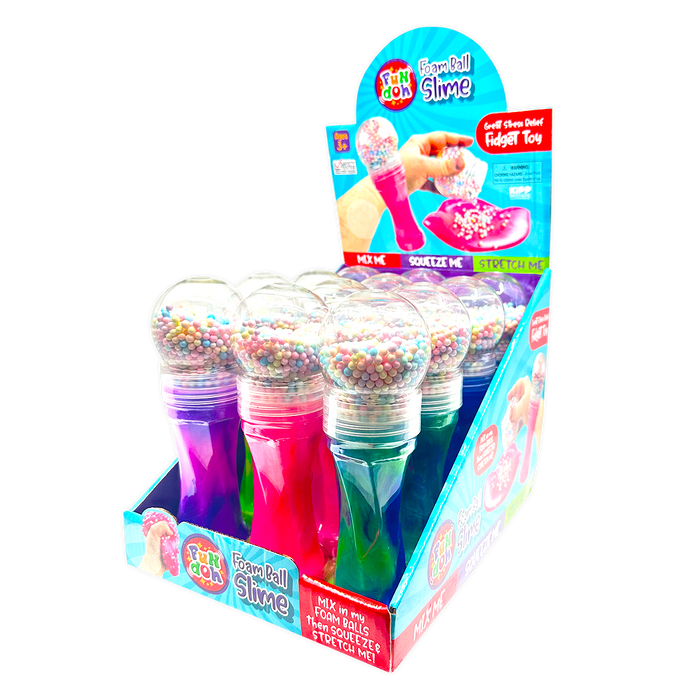 Fun Doh Fidget Foam Ball Crunchy Slime Sensory Toy