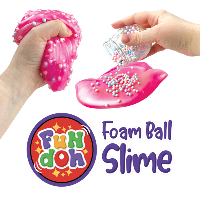 Fun Doh Fidget Foam Ball Crunchy Slime Sensory Toy