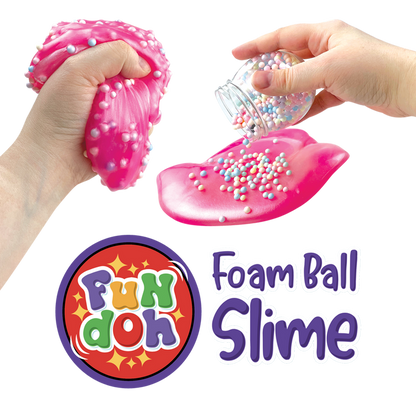 Fun Doh Fidget Foam Ball Crunchy Slime Sensory Toy