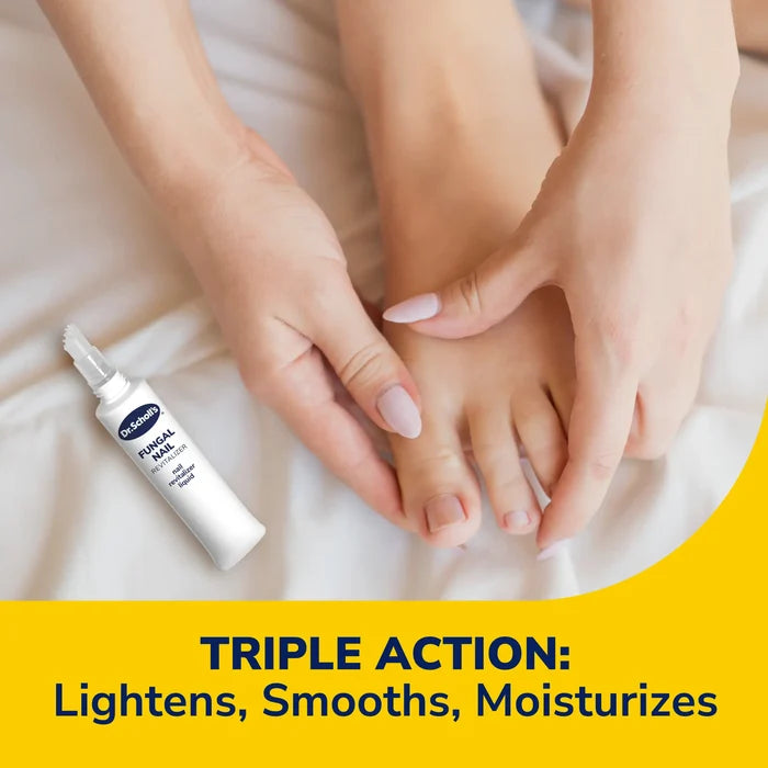 Hands applying nail liquid from the LED nail treatment device applicator