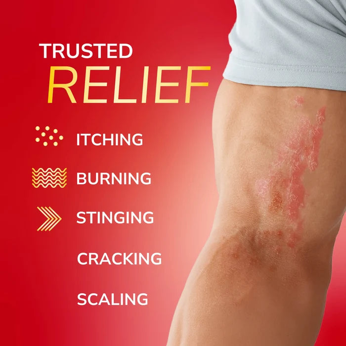 Leg with visible red rash and irritated skin on the calf area.