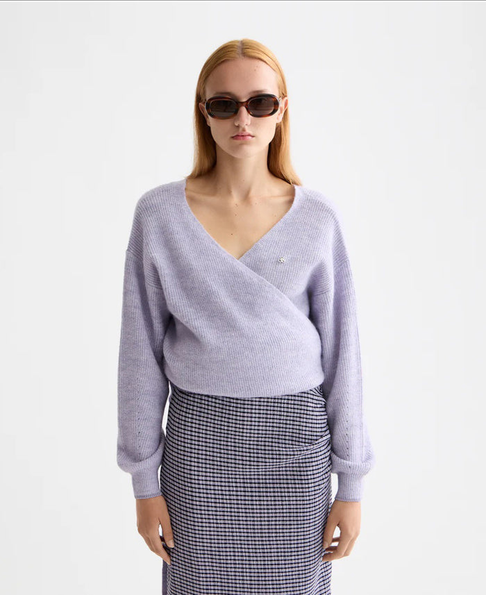 Fuzzy Wrap Cardigan