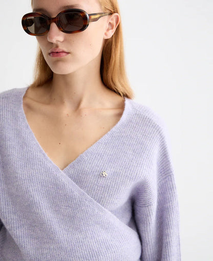 Fuzzy Wrap Cardigan