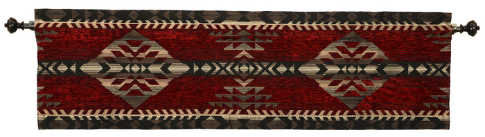 Gallop Claret Valance