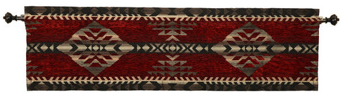 Gallop Claret Valance