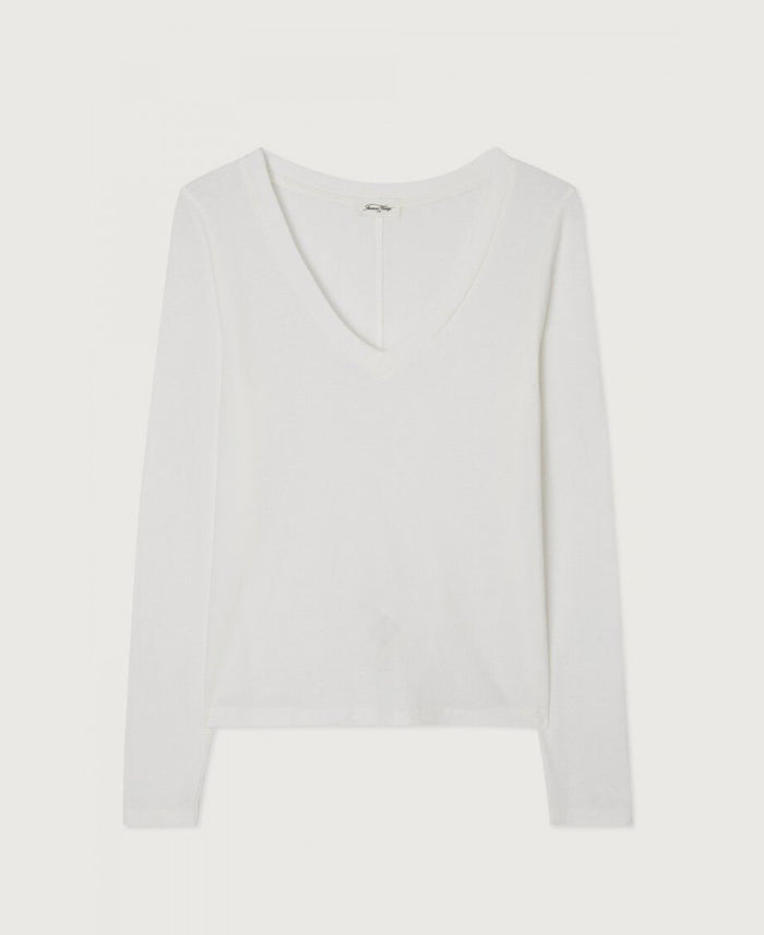 Gami V Neck LS Tee