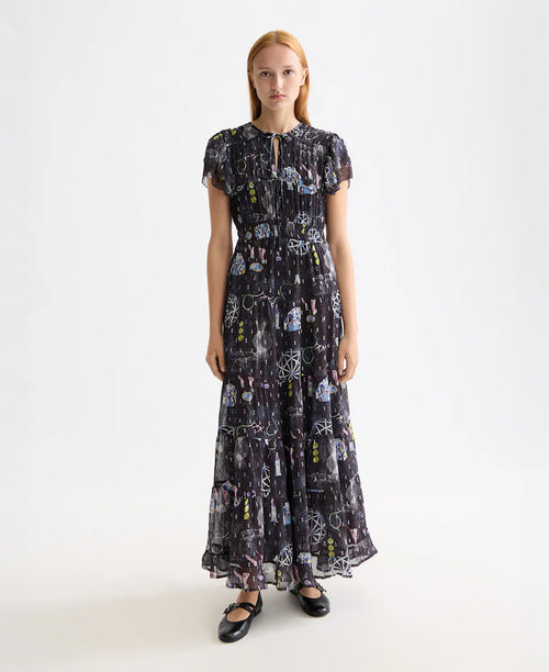 Gathered Maxi Dress