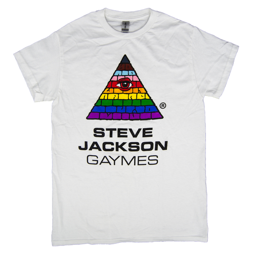 Gaymes Rainbow Eye-in-Pyramid Pride Shirt