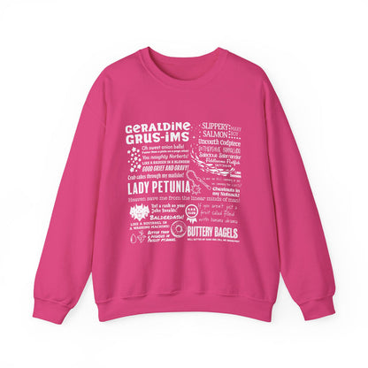 Zodiac Academy-themed oversized crewneck sweatshirt by thtgrlreads featuring white graphic text quotes on a vintage-washed pink Comfort Colors base, part of the Crewnecks collection.