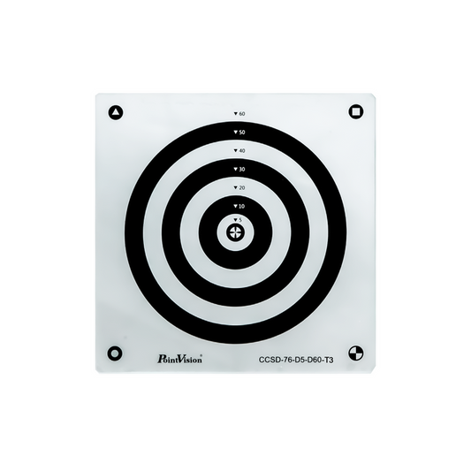 Glass Concentric Circle Calibration Target (76x76mm) CT20040101