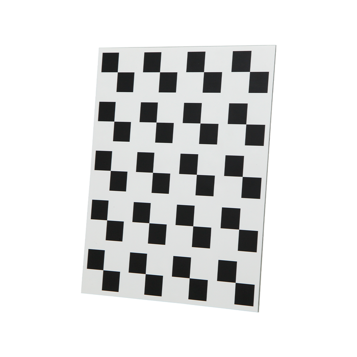 Glass Square Fiducial Mark Calibration Target (200x250mm 4x5) CT20040107
