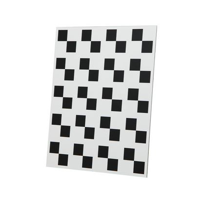 Glass Square Fiducial Mark Calibration Target (200x250mm 4x5) CT20040107