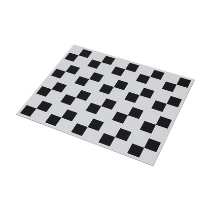 Glass Square Fiducial Mark Calibration Target (200x250mm 4x5) CT20040107