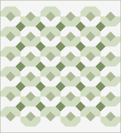 Glitter and Glow by Suzy Quilts | Muted Monochromatic Solids | Matcha