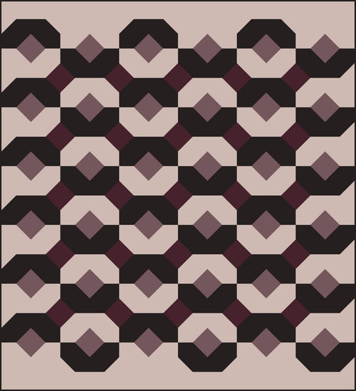 Glitter and Glow by Suzy Quilts | Muted Monochromatic Solids | Velvet Haze