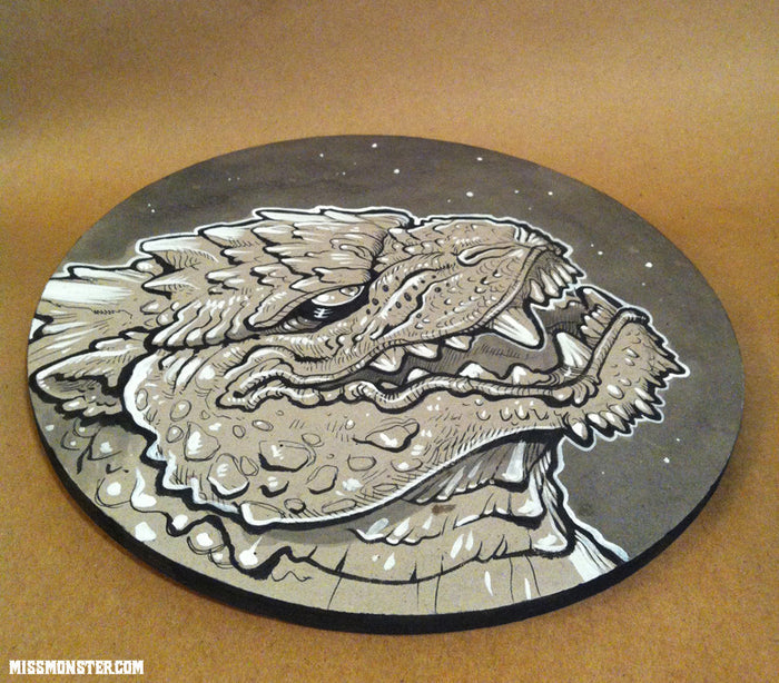 GODZILLA ORIGINAL INK DRAWING- A