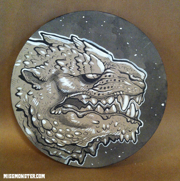 GODZILLA ORIGINAL INK DRAWING- C
