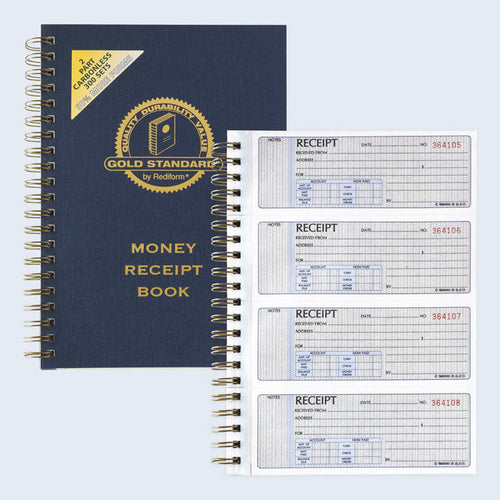 Gold Standard - Money Receipt Book 8L810