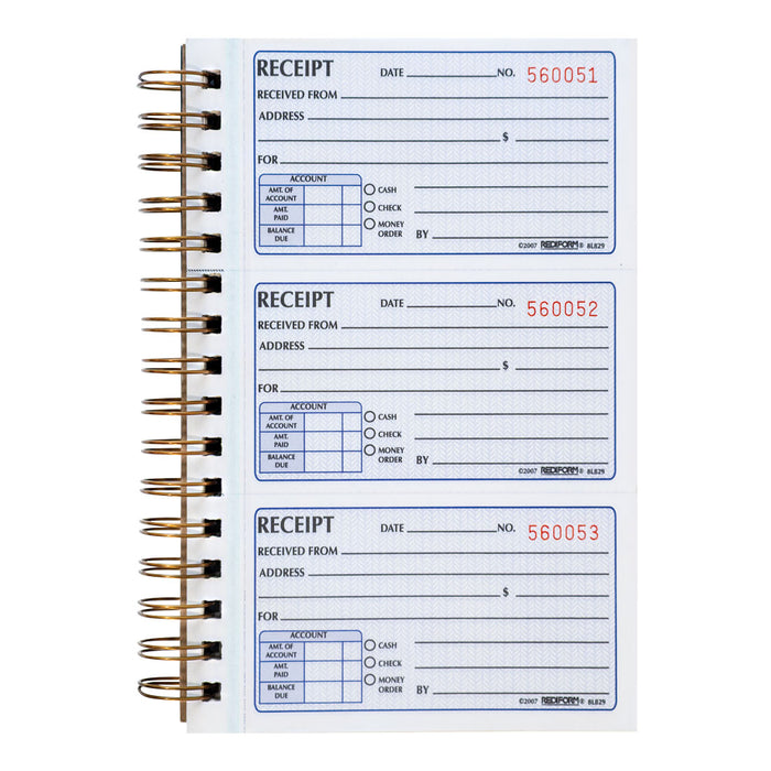 Gold Standard - Money Receipt Book 8L829