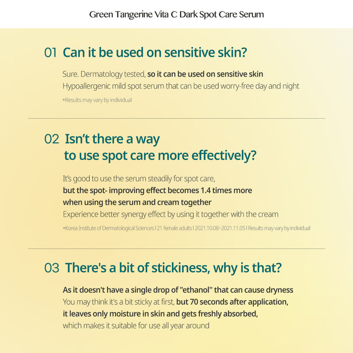 [GOODAL] Green Tangerine Vita C Dark Spot Serum 40ml - CLUB CLIO